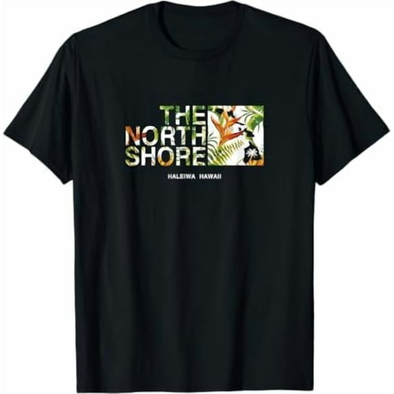 Vintage Long Surf Board North Shore Hawaii Oahu Haleiwa Surfer Surfing T-Shirt Hawaiian Tropical Palm Tree Beach Shirt