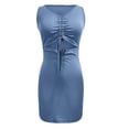 thumbnail image 3 of Gspmoly Robes Grande Taille pour Femmes aux Formes, Robe Courte Moulante Aguichant à Cordon, Froncée et à Découpes pour Femmes, Robes de Cocktail pour Femmes jusqu'à 70 % de Rabais, 3 of 8