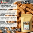 thumbnail image 6 of NY SPICE SHOP Garlic Sesame Sticks - 3 Pound - Sesame Snack Sticks - Mouthwatering Snacks Blend, 6 of 7