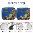 thumbnail image 6 of Fotbe Colorful Coral Reef 2-Piece Car Windshield Sun Shade | Sun Blocker for Car Windshield | Foldable Automotive Interior Accessories for Sun Protection-Medium, 6 of 7