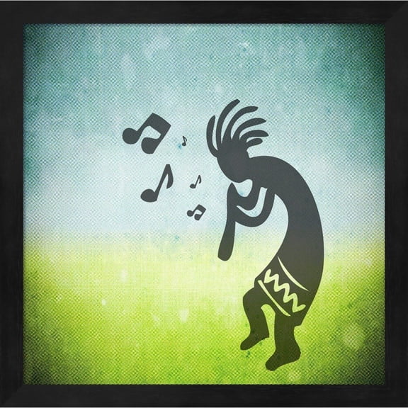 Metaverse 'Kokopelli Music I' Framed Art