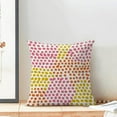 thumbnail image 3 of Hot Pink Polka Dot Pillow Covers 18x18 Inch Set of 2 Yellow Orange Outdoor Decor Throw Pillows for Couch Modern Boho Watercolor Aesthetic Decorative Cushion Cases for Home Sofa Bed Decorations, 3 of 5