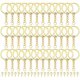 thumbnail image 1 of 120 piezas de cadena de oro, llaveros de metal divididos, llavero y cadena Jum JM, 1 of 5