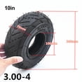 thumbnail image 3 of 260x85 tires 3.00-4 10x3 tyre and inner tube kit electric scooter wheelChair, 3 of 10