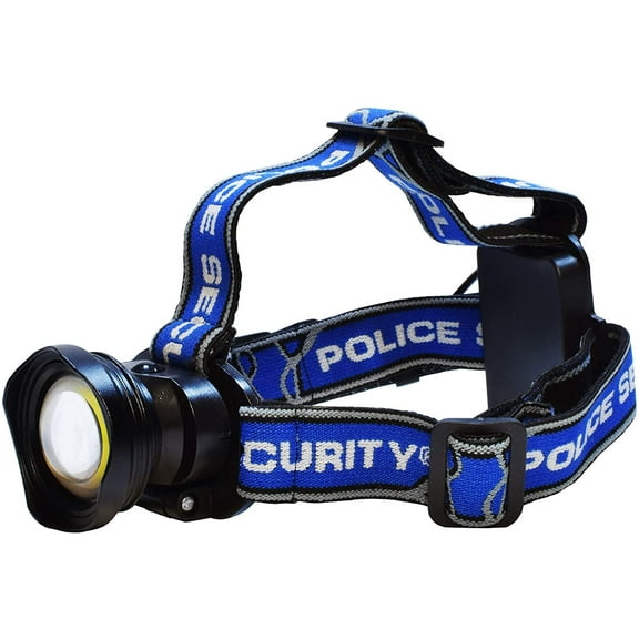 Police Security Flashlights Breakout Headlamp - 615 Lm LED - Black