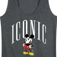 thumbnail image 3 of Mickey & Friends - Iconic Mickey - Women's Racerback Tank Top, 3 of 5