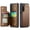 Brown, variant on for Samsung Galaxy S23 Case with Card Holder, Wallet Case for Women Men with RFID Blocking, Durable Leather Kickstand Magnetic Clasp Shockproof Phone Case for Samsung Galaxy S23