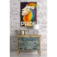 thumbnail image 3 of Gay Pride, Lion (24x36 Giclee Gallery Art Print, Vivid Textured Wall Decor), 3 of 3