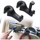 thumbnail image 1 of Ganchos universales para reposacabezas de coche, paquete de 2, con soporte para teléfono, gancho multifuncional para guardar bolsos, color negro, 1 of 5