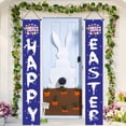 thumbnail image 2 of Wovilon Banners and Signs Customize Easter Porch Sign Happy Easter Banner Indoor Outdoor Wall Hanging Flag Banners, 2 of 4