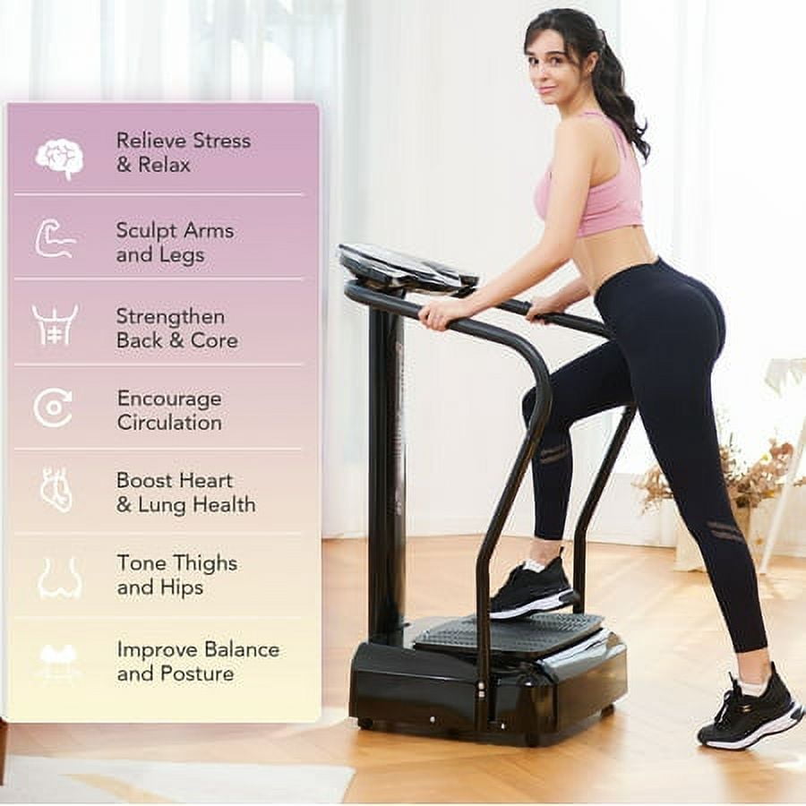 Pro Tech 2000W Whole Body Vibration Fitness Machine Slim Crazy Fit Massager Walmart