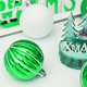 thumbnail image 2 of Naiovety 30 Uds. De bolas de Navidad, bola colgante de plástico, adornos redondos DIY, adornos colgantes de árbol de mercado anual, Kits de decoración para fiestas Rojo Verde Blanco, 2 of 6