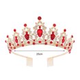 thumbnail image 3 of YAOMOBB Prom Queen Crown Birthday Party Etiquette Set Queen Crown Two piece Etiquette Belt with Letter Printed Long Ribbon, 3 of 7