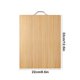 thumbnail image 3 of Tabla de cortar de madera | Tabla de cortar de cocina de doble cara con diseño antideslizante | Tabla rectangular de 32x22x1,8 cm para carne y verduras | Color caqui, 3 of 6