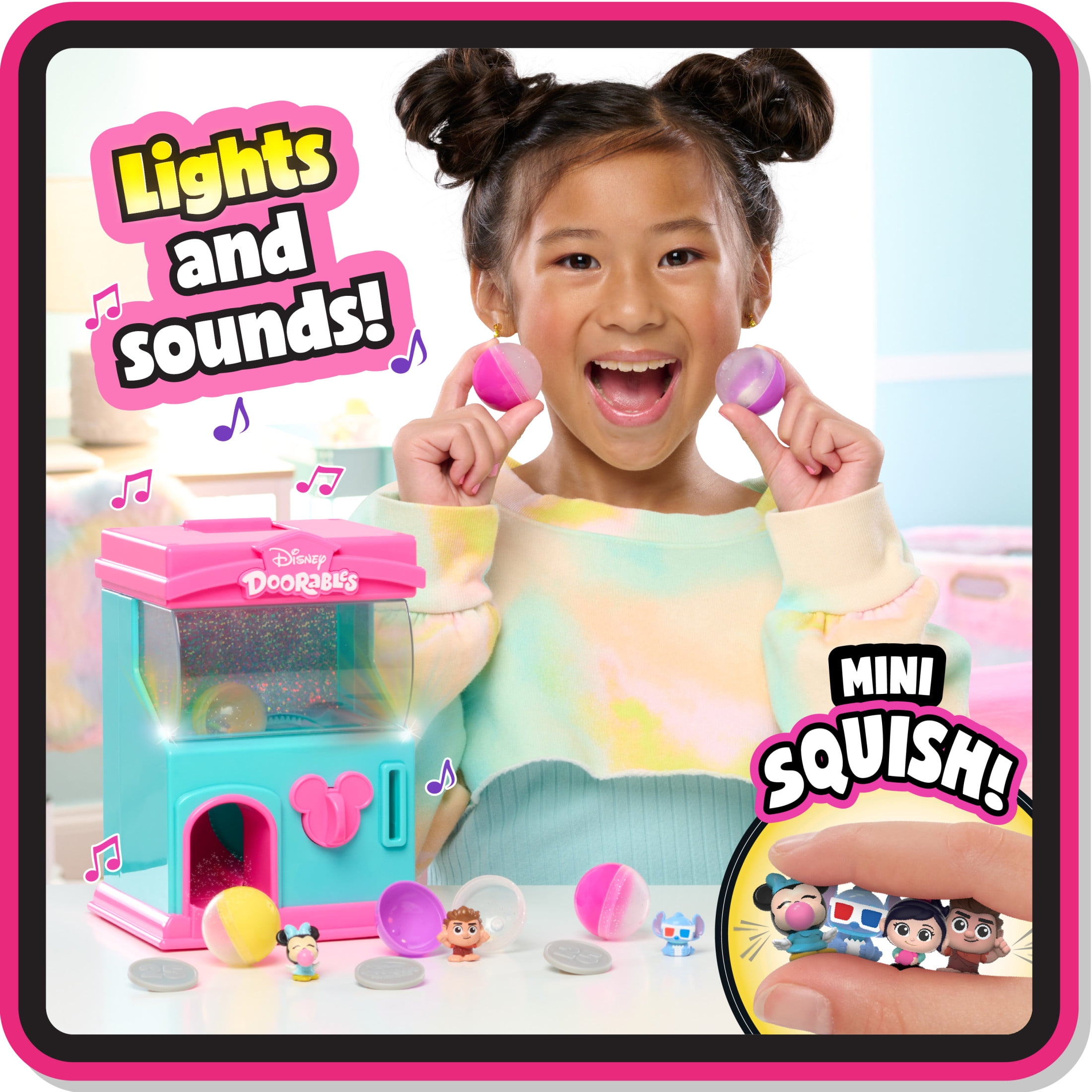 Disney Doorables Squish’alots Squish Machine and Collectible Blind Bag Figures, Kids Toys for Ages 5 up