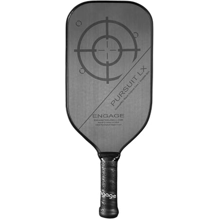 Engage Pickleball Pursuit LX Pickleball Paddle - Graphite Pickleball Paddle with Black Core - USAPA Approved - Made in USA
