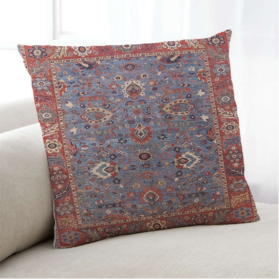 Ahgly Company Indoor Square Mid-Century Modern Throw Pillow, 18 inch by 18 inch