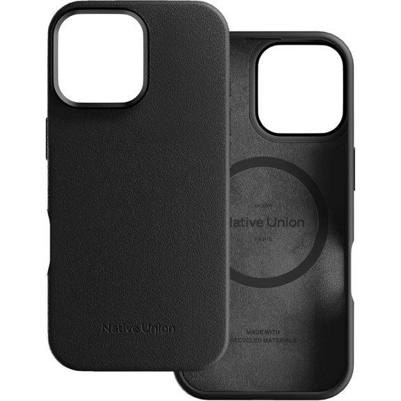 Native Union Active Case 10ft Drop Protection Magsafe Compatible with iPhone 16 Pro Max (Black)