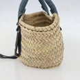 thumbnail image 4 of Pre-Owned Chloe Marcie Basket Bag Raffia Beige Wicker Tote Bag Bag, 4 of 8