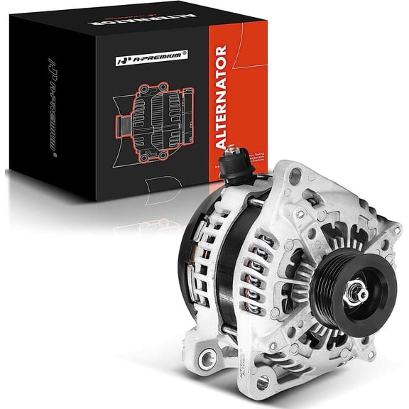 A-Premium Alternator Compatible with Ford F-150 F150 2011 2012 2013 2014 V8 5.0L, 220Amp 12V Clockwise 6-Groove Pulley, Replace# 1042106270, AND0577, 11532N