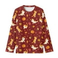 thumbnail image 4 of DISNIMO Thanksgiving Cat Pumpkin Tshirt Kids Long Sleeve Shirts for Boys Size 3-4 Shirts for Boys Crew Neck Sweatshirt Kids Long Sleeve Shirt for Boys Kids Casual T-Shirts T-Shirt Outfits Girls, 4 of 7