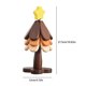 thumbnail image 5 of Posavasos de madera Speravity con forma de árbol color Estrella amarilla, 5 of 6