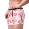 thumbnail image 2 of Fuzoiu Pigs Head And Donuts Print Men's Ultra Breathable Underwear,No Riding Up Boxer Briefs with ComfortFlexible Waistband-XX-Large, 2 of 5