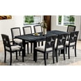 thumbnail image 2 of 9-Piece Dining Set for Daily Dining | Table with Removable Leaf for 8 Seats | Durable Rubberwood and MDF/Acacia Wood | Meets Comfort and Durability Demands, 2 of 7