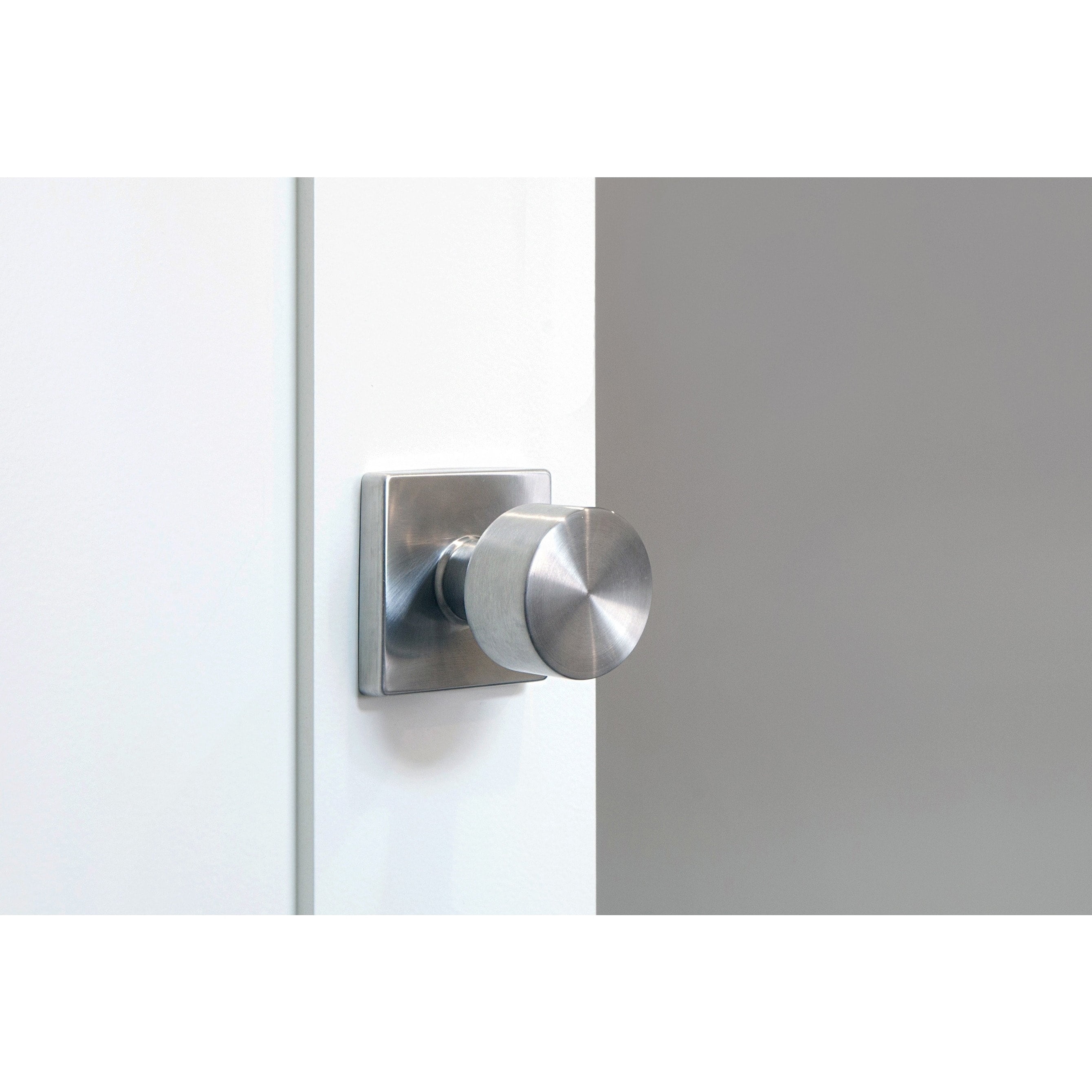 Sure-Loc BG101-SQ 32D Bergen Passage Door Knob Set - Satin Stainless