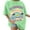 Light Green, variant on Beach Oversized T Shirts for Women Hawaiian Shirt Sunshine Graphic Tees Summer Vacation Tee Tops Pink XXL