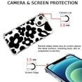 thumbnail image 3 of Black Flowers Case Compatible with iPhone 14 Plus,Unique Art Design TPU Bumper Cover Case, 3 of 5