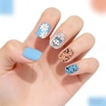 thumbnail image 6 of Uxgjfwu 24 Piece Easter Bunny Press On Nails, Almond Shape with Cute Bunny and Floral Designs, Fake Nails with Adhesive Tabs for Spring Manicure, 6 of 9