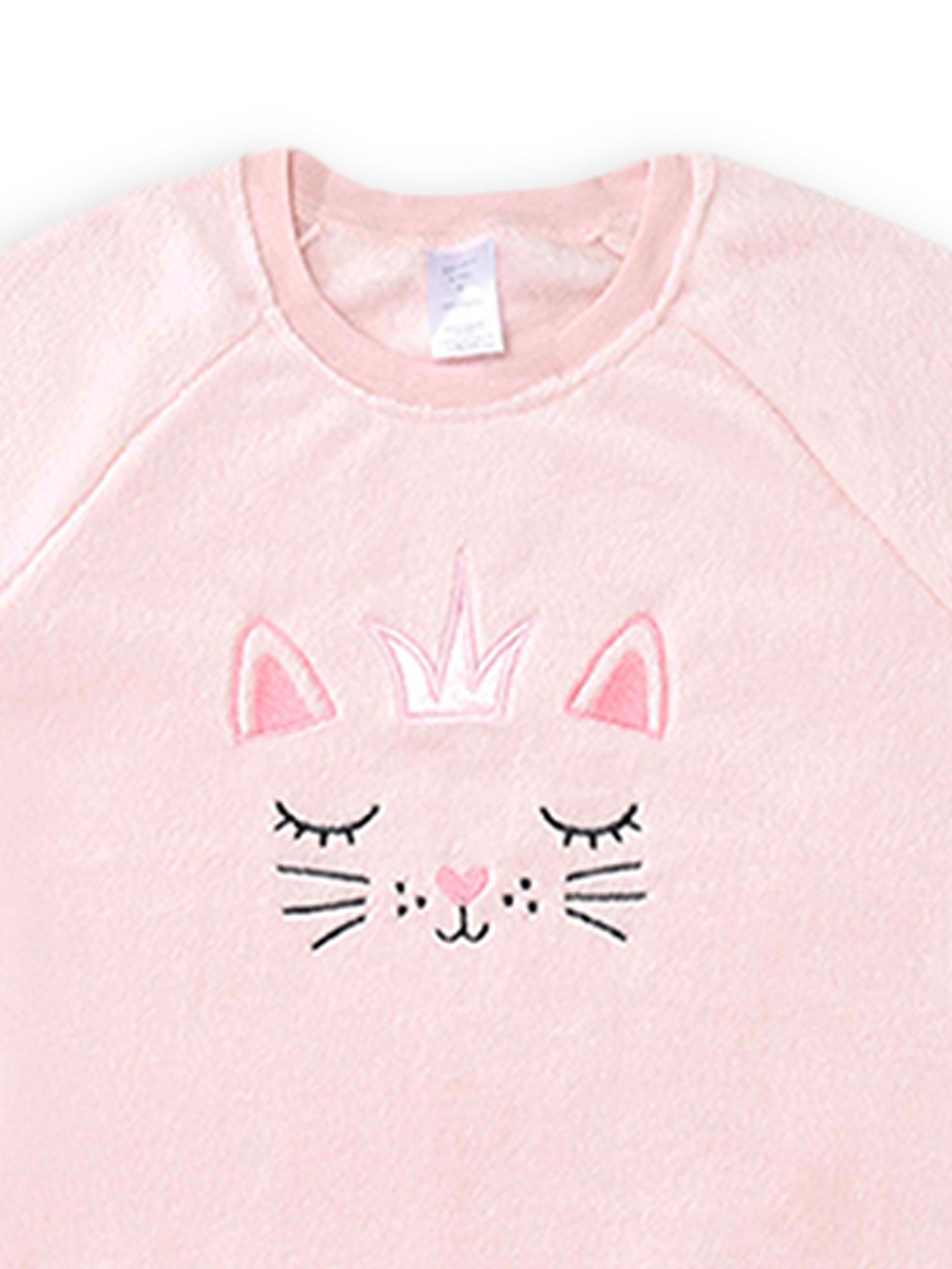Modern Kids Girls' Long Sleeve Pajama and Blanket Set, 3-Piece, Sizes 4-14