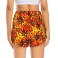 thumbnail image 4 of Goofa Sunflower4 Printed Women 2 in 1 Running Shorts,Quick Dry Athletic Workout Shorts,High Waisted Athletic Shorts with Liner Pockets-XX-Large, 4 of 9