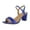 Dusk Blue Metallic Snake, variant on Bristol Women's Sandals French Navy Size 8 W