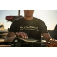 thumbnail image 2 of 6th Sense Handcrafted 6 Customs Graphic T Shirt, Athletic Fit Crew Neck Tee, Soft Cotton Poly Blend, 2 of 2
