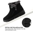thumbnail image 3 of Ecetana Women Snow Boots Winter Shoes Faux Fur Lined Warm Comfortable Anti Slip Booties with Zippers, 3 of 6