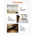thumbnail image 4 of Under Cabinet Lighting 5 PCS 68 LED Motion Sensor Lights Rechargeable Battery Operated Closet Lights with Remote Control Wireless Under Counter Light for Cabinets Bookshelf Stair Hallway, 4 of 6