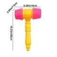 thumbnail image 3 of Squeaky Pounding Hammer Toy, 10 Soft Plastic Mallet for Toddlers, Motor Skills Development, Color Recognition Game, Carnival Party Favors, Educational Gift for 3+ Year Old Boys Girls, 3 of 7