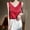 Wine, variant on Women Silk Solid Color Tank Tops Basic Ladies V-Neck Camisole Silky Casual Sleeveless Blouse Satin Shirt Wine