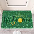 thumbnail image 2 of Irish Holiday Cute Clovers Door Mat,Non Slip Absorbent Rugs Decorations Floor Door Mats for Indoor Outdoor Kitchen, 2 of 6