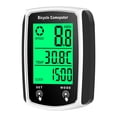 thumbnail image 4 of Wired Bike Computer 19 Functions Touch Bike Speedometer Odometer Waterproof    Computer With Backlight, 4 of 6