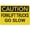 Warning Sign 3, variant on Caution Forklift Trucks Go Slow Retro Vintage Sign 8"x12" - Wall Decor Plaque for Home Bar Pub Kitchen Restaurant, Forklift Slow Sign