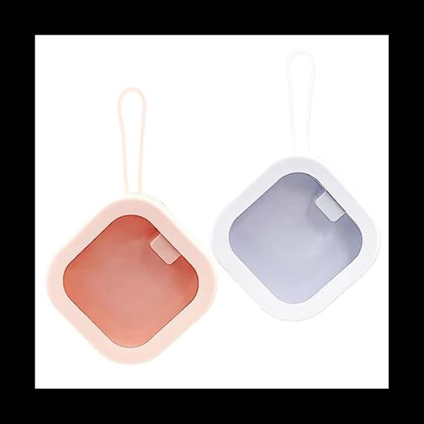 Organizador de Lazos para el Cabello, 2 Uds. Organizador de Accesorios para Cabello, Contenedores para Cabello Apilables PortáTiles, Soporte para Alfileres, Caja PequeñA de Viaje