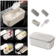 thumbnail image 5 of Bandejas para cubitos de - Cubitos de de liberación, de de almacenamiento de cubitos de con bloqueo blanco perfecl Bandeja de hielo, 5 of 8