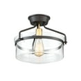 thumbnail image 5 of Trade Winds Gardner Semi-Flush Mount Ceiling Light in Oil Rubbed Bronze, 5 of 6