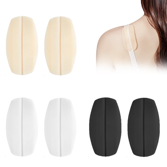 3 Pairs Silicone Shoulder Pads For Women Underwear Accessories Nonslip Bra Strap Grips Soft and Comfortble Support