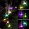 thumbnail image 2 of Garden Accessories Solar Wind Chime Outside Color Changing Ball Wind Chimes, LED Mobile Solar Lamp For Mom Grandma Waterproof Outdoor Lights For Garden Patio Party Yard Window Decorations Quirky Gifts For Women 2 of 14