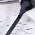 thumbnail image 7 of Qumonin 100 Pack Black Plastic Serving Spoons - Heavy Duty & BPA-Free, 7 of 7