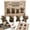 B, variant on DIY 3D Beaded Forest Bear Figurine Kit, 4 Designs Wildlife Bear Bead Craft Set for Beginners, Adorable Handmade Decor Gift for Animal & Craft Lovers